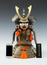 Japanese beautiful Vintage Samurai Small Metal Figure Doll Tsushima