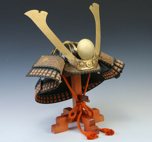 Japanese Wearable Samurai Helmet -Nice Vintage Condition Product-