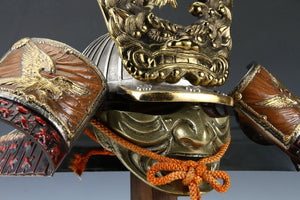 Japanese Fabulous Samurai Helmet -Dragon with a mask- Tsushima