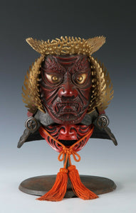 Extremely Rare Japanese Samurai Helmet -guardian deity of the three jewels-