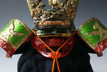 Nice Vintage Japanese Samurai Helmet -Dragon and Hawk Deco Kabuto with a mask-