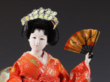 Beautiful Craft Maker Japanese Traditional Fan GEISHA Doll