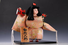 Japanese Real Gofun Kyo Doll -Kawaii Gosho Doll- Ichimatsu Style