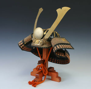 Japanese Wearable Samurai Helmet -Nice Vintage Condition Product-