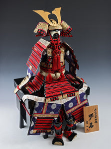 Japanese Beautiful Vintage Samurai Figure Doll -Kamakura Style- Tsushima