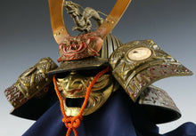 Samurai Helmet -Genji Tametomo Zuisho Kabuto with a Mask- Rare 為朝