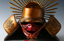 Japanese Vintage Samurai Helmet -Hideyoshi Kabuto with a mask-  Age of Samurai