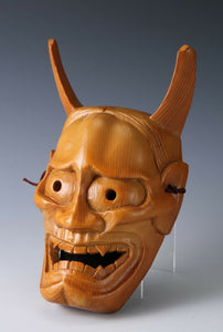 Japanese Vintage Wooden Noh Mask Hannya 般若 -Jealousy Woman-