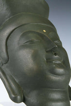 Beautiful Japanese Buddhism Miroku Bronze Mask -Bosatsu-