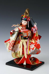 Beautiful Vintage Japanese Traditional Ichimatsu Style Doll -The Drum-