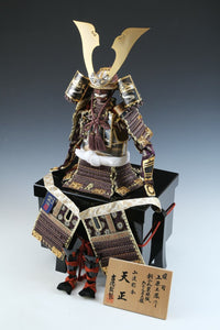 Japanese Beautiful Vintage Samurai Figure Doll Kamakura Pure Bronze Using Style