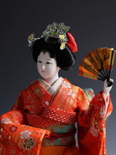 Beautiful Craft Maker Japanese Traditional Fan GEISHA Doll