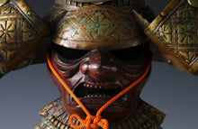 Rare Type Japanese Samurai Helmet -Sengoku Kabuto with a Mask-