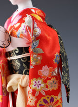 Vintage Classic Style Japanese Traditional Percussion Geisha Doll -Oyama Doll- 翆