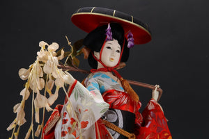 Antique Japanese GEISHA Doll -Fuji girl- Sumire Product