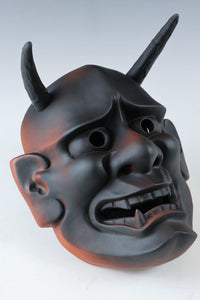 Japanese Ceramic Noh Mask Hannya -Jealousy woman- 般若 Demon Tsushima