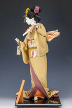 Beautiful Japanese Geisha Doll -Traditiaonl Fan- Sukiyo Doll Product 56cm Size