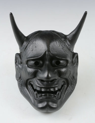 Vintage Iron Noh Mask Hannya 般若 -Jealousy Woman- Tsushima