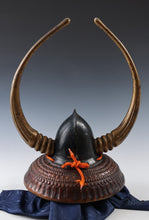 Old Vintage Japanese Samurai Helmet -Kuroda Nagamasa- with a mask Rare 黒田長政