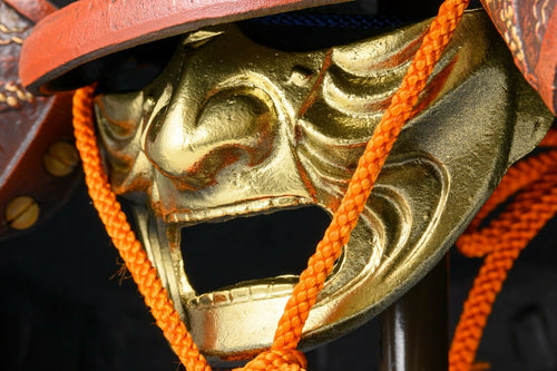 Japanese Samurai Kabuto Helmet -Super Rare Ogre Deco- Tsushima