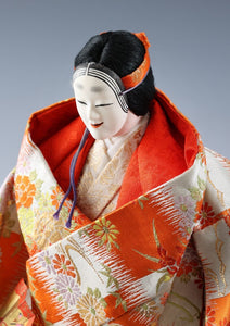 Vintage Japanese Beautiful Noh Dancer Doll -Yuno- Nijyo Product