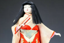 Old Vintage Japanese Traditional Ichimatsu Style Doll -The Traditional Flute-