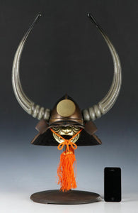 Japanese Vintage Samurai Helmet -Kuroda Nagakasa- Rare!