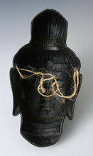 Old Vintage Beautiful Japanese Buddhism Bronze Mask -Kannon- 観音