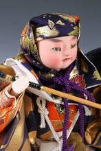 Old Vintage Japanese Legendary Buddhism Soldier Samurai Doll -Benkei-