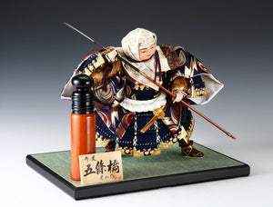 Beautiful Japanese Legendary Buddhism Soldier Samurai Doll -Benkei-