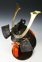 Japanese Stunning Black Samurai Helmet -Genji Dragon Kabuto- Tsushima