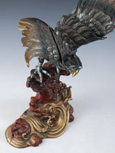 Largest Japanese Iron Hawk -Room Guardian Sculpture- Great Takaoka Product