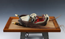 Beautiful Old Vintage Early Showa Japanese Kagura Noh Mask -Susanoo- Mask Plaque