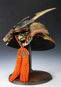 Samurai Helmet -Minamoto Zuisho Kabuto with a Mask-