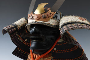 Japanese Samurai Wearable Kabuto Helmet with a Mask -Marutake Kohnin Product-