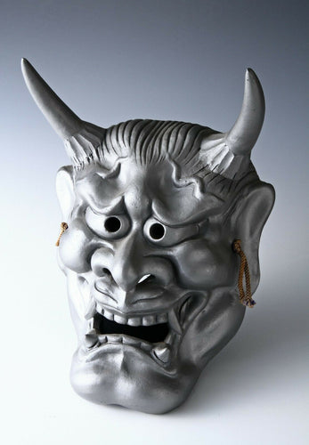 Japanese Porcelain Noh Mask Hannya -Jealousy woman- 般若 Large Type