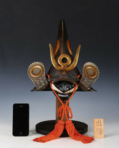 Samurai Helmet -Kato Kiyomasa- with a black mask 加藤清正