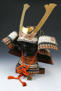 Japanese Wearable Samurai Helmet -Nice Vintage Condition Product-