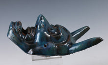 Authentic Old Vintage Japanese Glaze Pottery NOH MASK -Han-nya-
