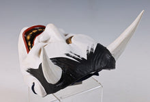 Japanese Beautiful Vintage Noh Mask -Hannya- Ceramic Tsushima