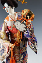 Japanese Vintage Geisha Doll -Traditional Percussion- Oyama Doll