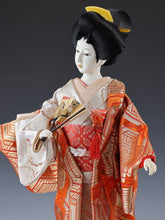 Japanese Nice Beautiful Vintage Geisha Doll －Classic Fan Sukiyo Doll