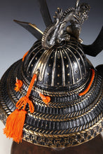 Japanese Stunning Silver Samurai Helmet -Genji Dragon Kabuto- Tsushima