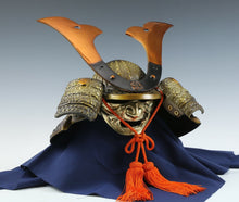 Samurai Helmet -Minamoto Zuisho Kabuto with a Mask- Signed Tsushima