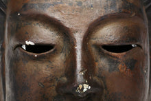 Antique Plaster NOH MASK -Buddha- Late Meiji Period 仏陀 Big Size