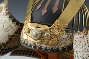 Japanese Wearable Samurai Helmet -Nice Vintage Condition Product-