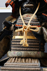 Japanese Beautiful High Grade Vintage Samurai Figure Doll -Kids Wearable-