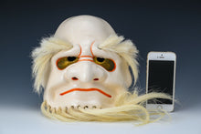 Vintage Japanese Ceramic Kagura Noh Mask -a patron saint of study-