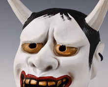 Japanese Beautiful Vintage Noh Mask -Hannya- Ceramic Tsushima