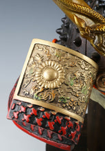 Massive Japanese Samurai Helmet -Great Dragon- with a mask Rare!!  源氏兜